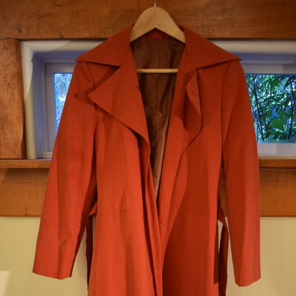 Vintage Princess Cut Trench Coat - Picture 5 of 6